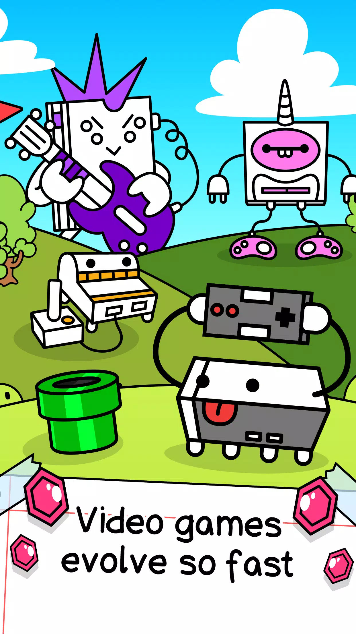 Video Game Evolution: Merge it Tangkapan skrin 1
