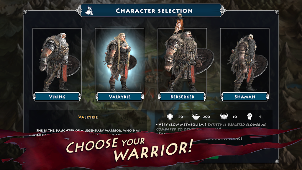 Niffelheim Viking Survival RPG Скриншот 1