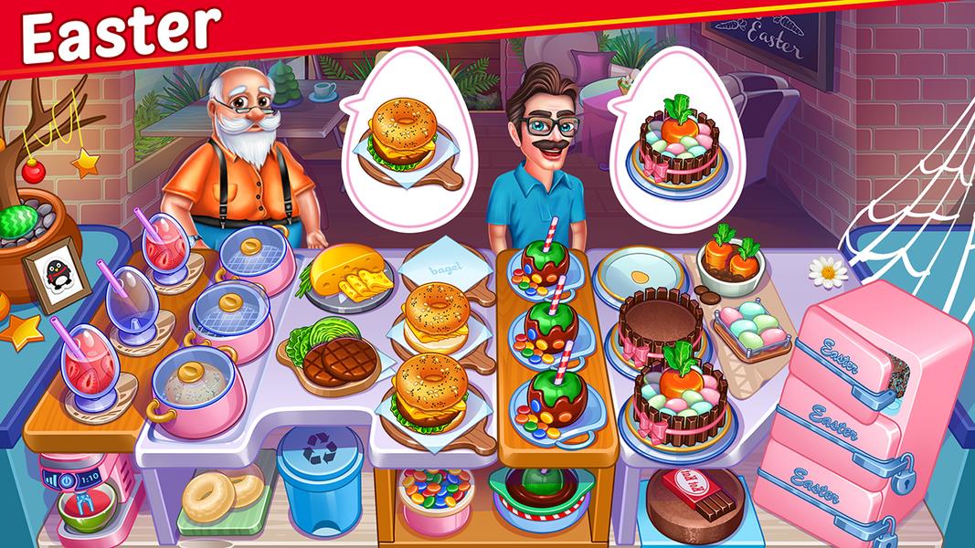 Halloween Street Food Shop Restaurant Game ဖန်သားပြင်ဓာတ်ပုံ 3