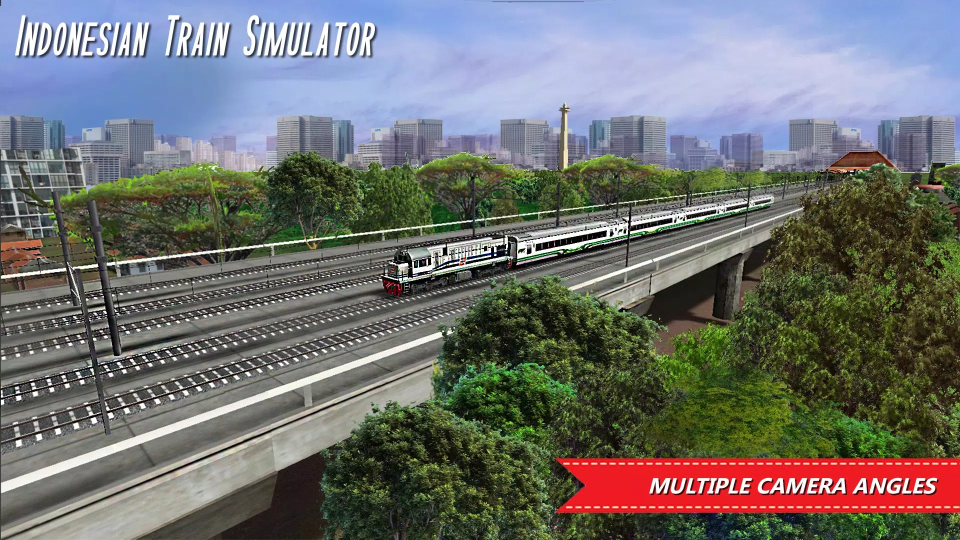 Indonesian Train Sim: Game Captura de pantalla 1