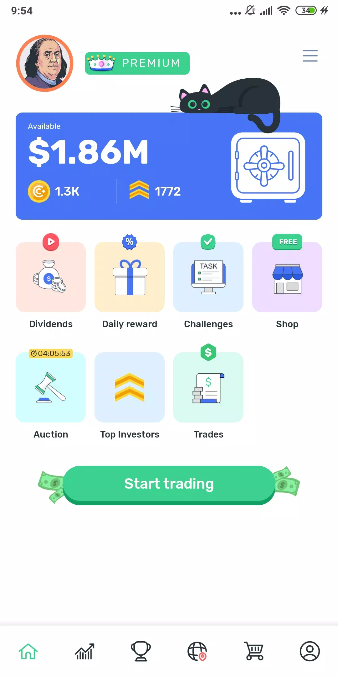 Cryptomania —Trading Simulator スクリーンショット 1