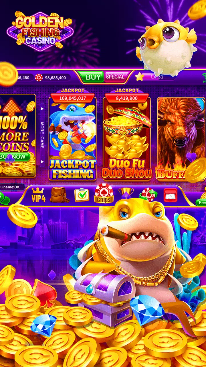 Golden Fishing Скриншот 1