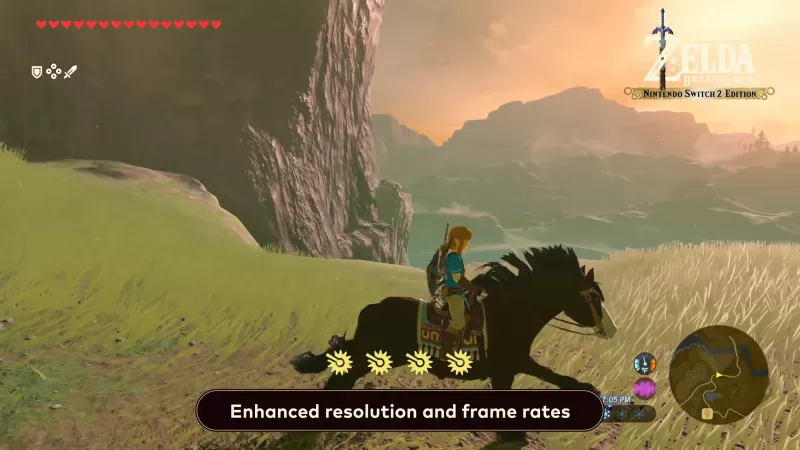 Switch 2 ejecutando Zelda