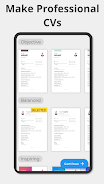 Schermata My Resume: Quick and Easy 1