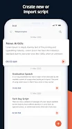 Teleprompter - Video Recording Скриншот 2