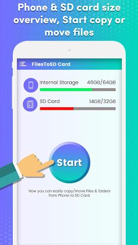 Transfer phone to SD Card – Fi Скриншот 1