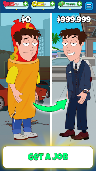 Idle Guy: Life Simulator Mod スクリーンショット 2