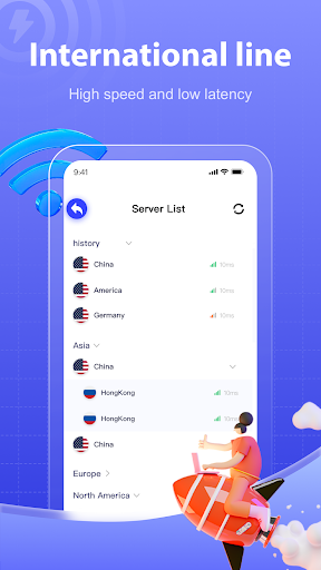 wirevpn - Fast Unlimited Proxy Schermafbeelding 2