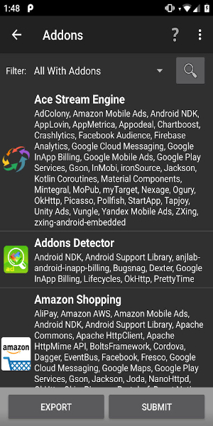 Addons Detector 스크린샷 2