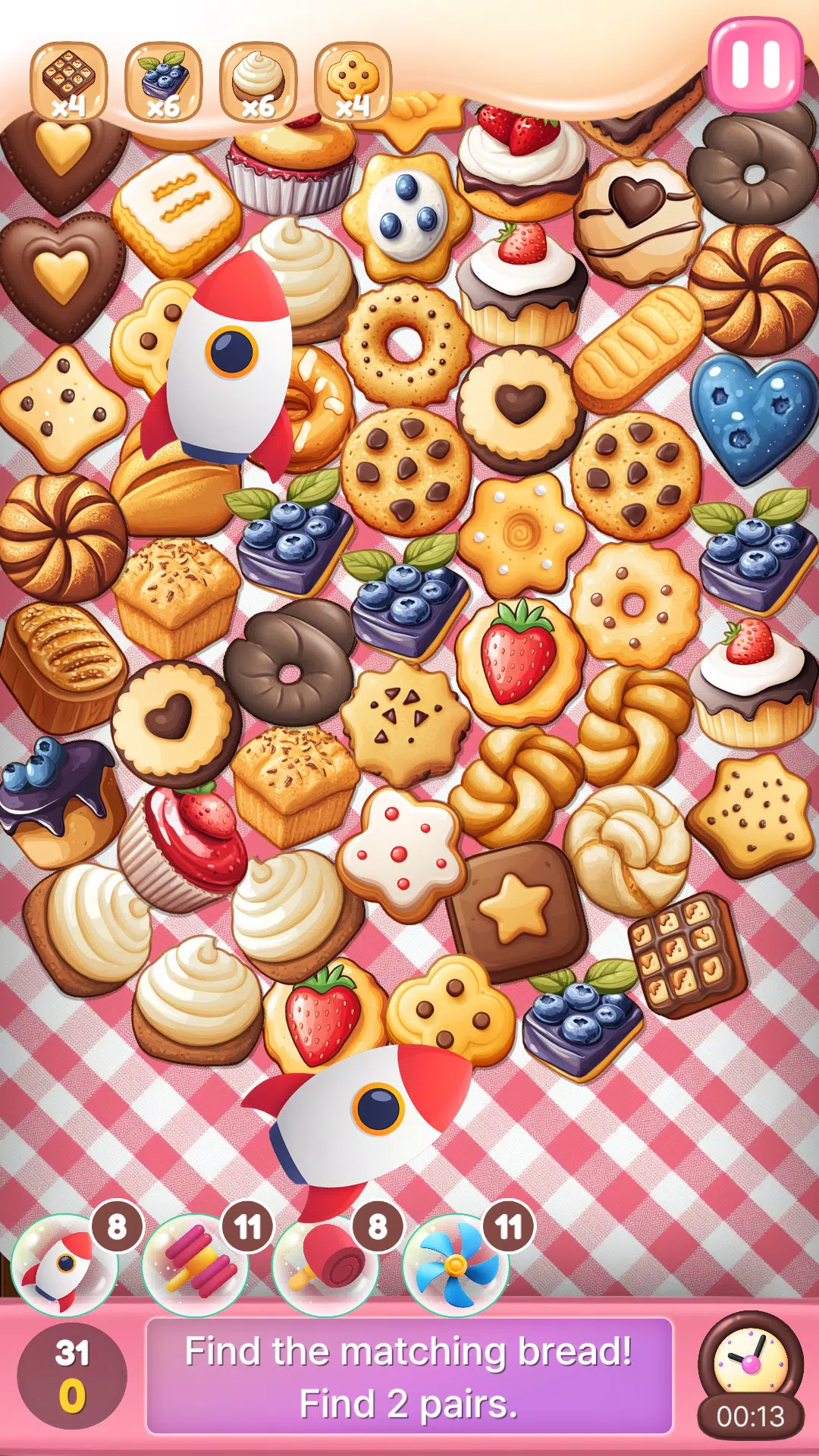 Match Puzzle 1+1 Bakery Скриншот 3