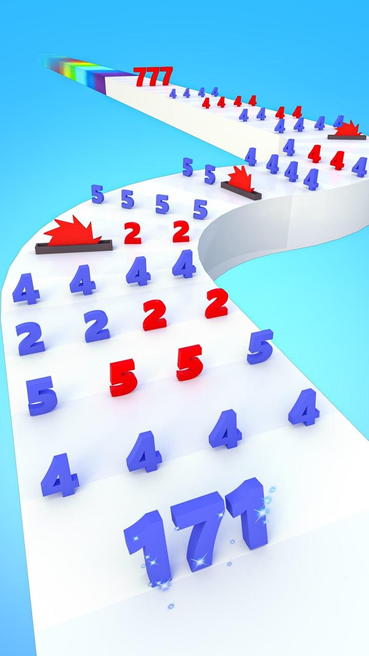 Number Run & Merge Master Game Скриншот 3