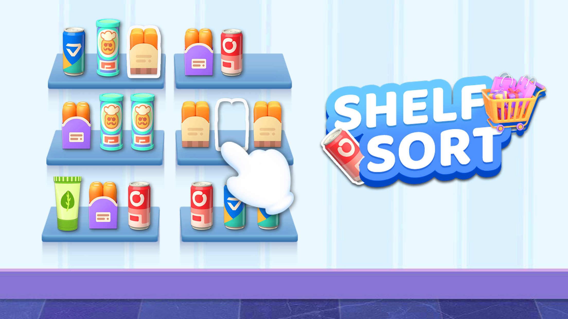 Shelf Sort: Goods Sort & Pack ဖန်သားပြင်ဓာတ်ပုံ 2
