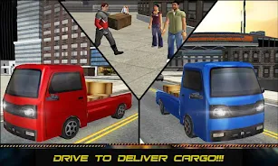 US Driver Transport Truck Game स्क्रीनशॉट 3