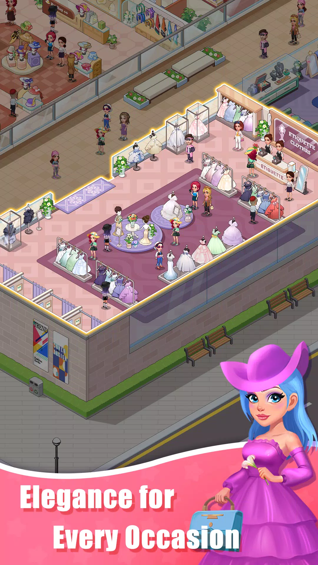 Idle Shopping Mall - Tycoon應用截圖第4張