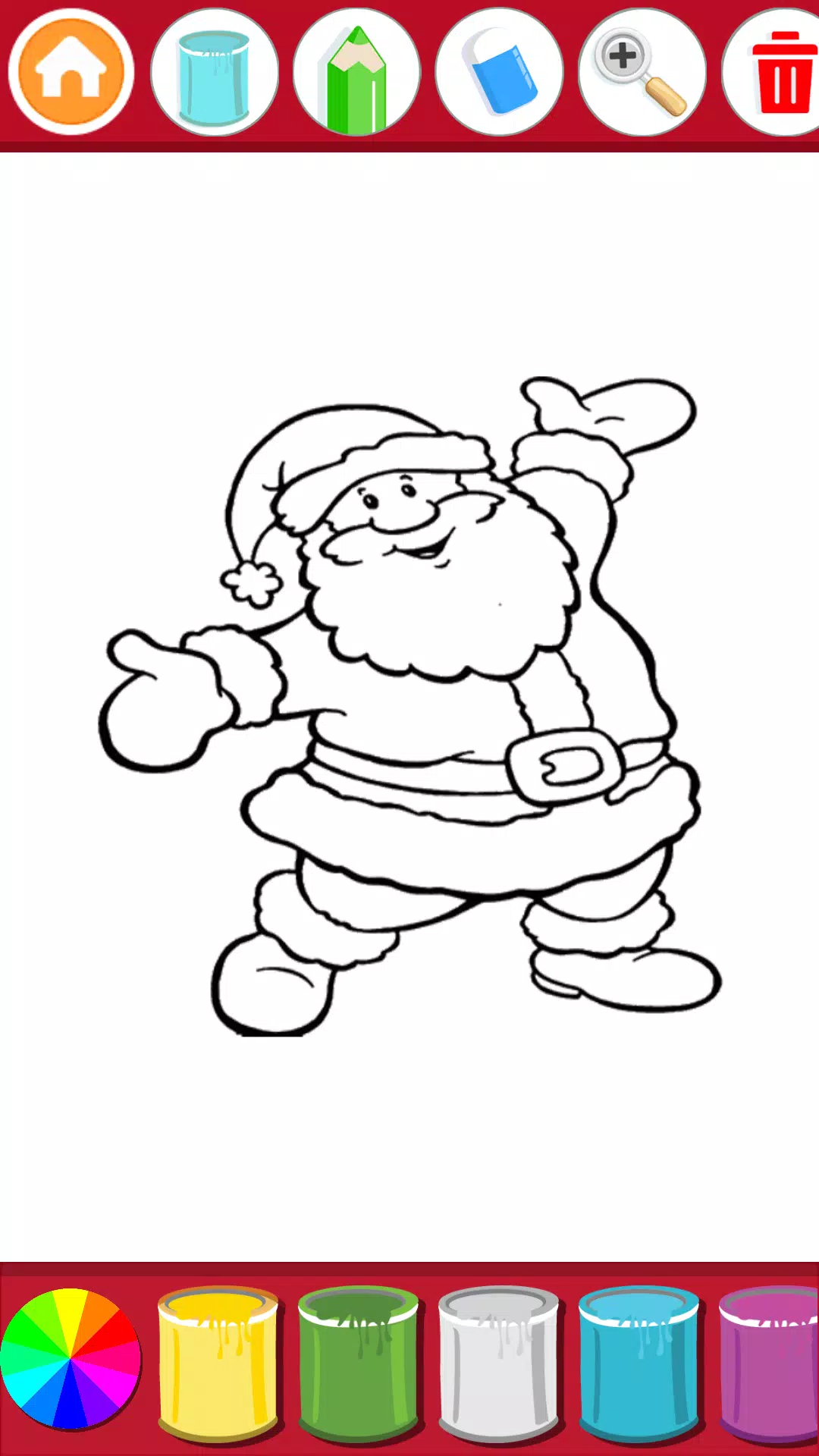 Christmas Coloring Book Скриншот 1