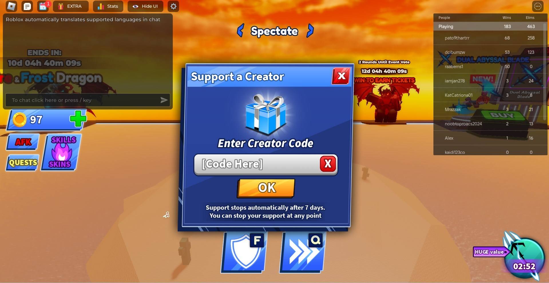 Blade Ball– Lahat ng Gumagana na Code ng Redeem Enero 2025
