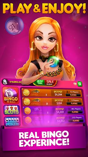 Bingo 90 Live: Vegas Slots應用截圖第1張