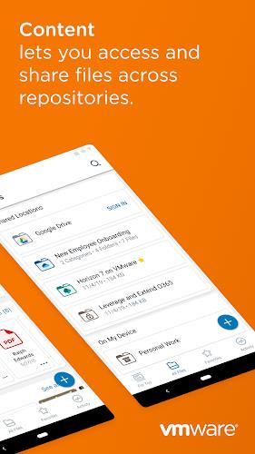Content - Workspace ONE Ảnh chụp màn hình 2