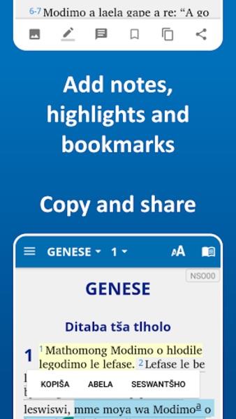 Schermata Sepedi Bibles 2