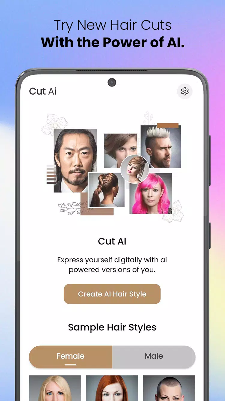 CutAI - AI Hair Style Changer Скриншот 1