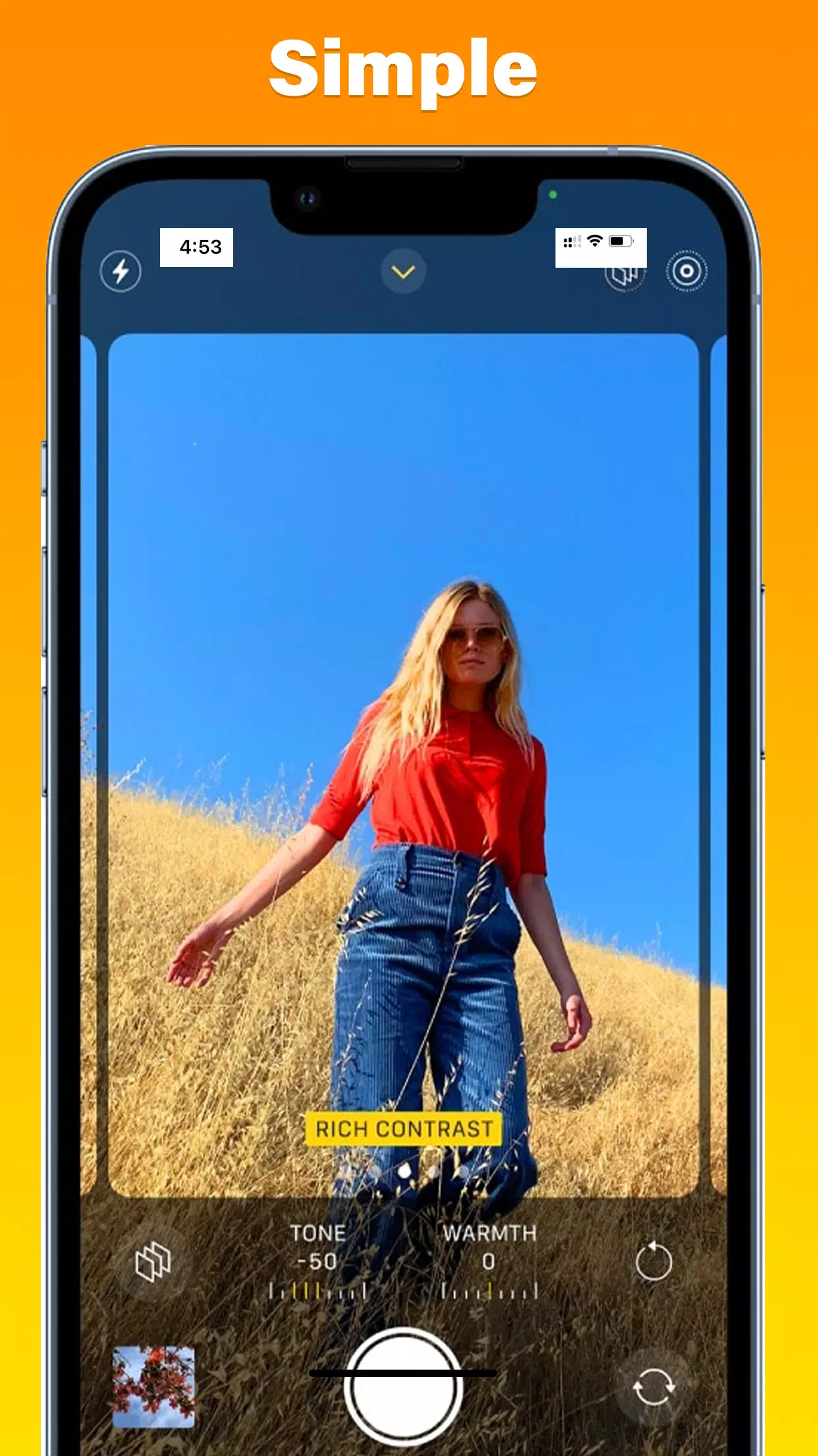 Camera iPhone 15 - OS16 Camera Screenshot 1