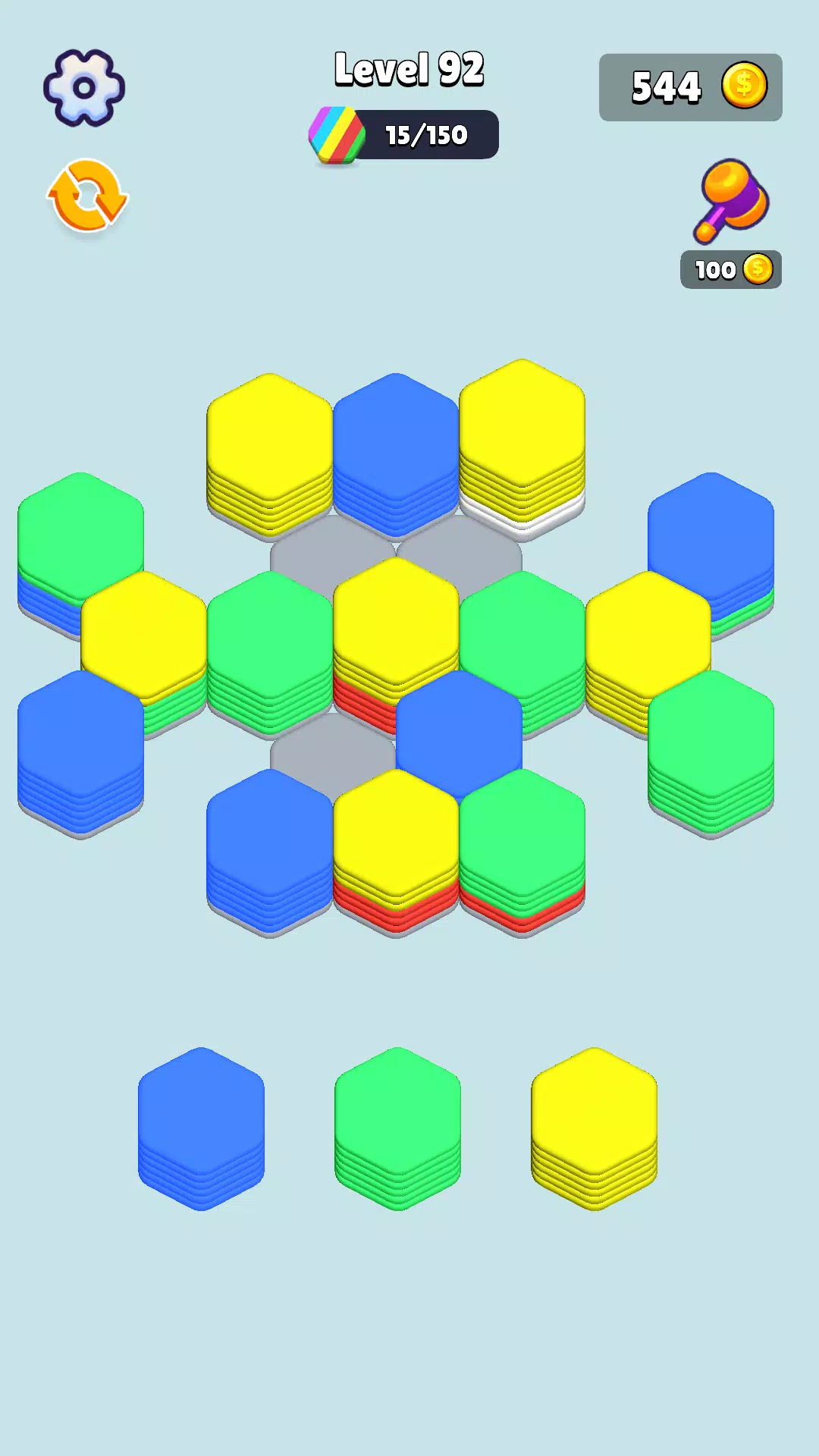 Stack Hexa Sort: Puzzle Match Tangkapan skrin 3