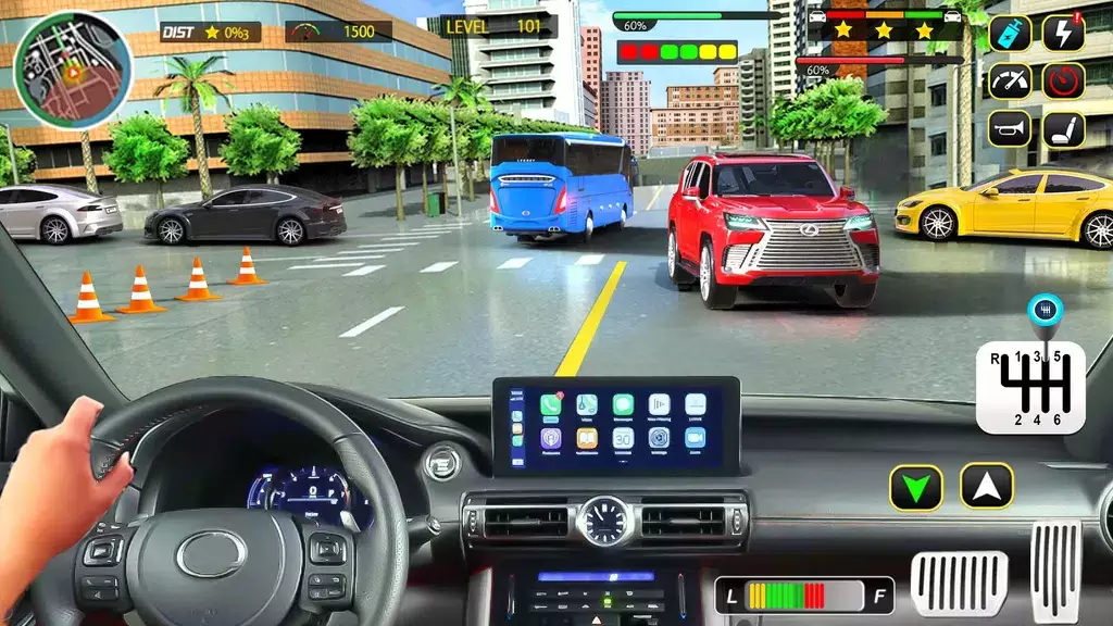 Coach Bus 3D Driving Games Tangkapan skrin 3
