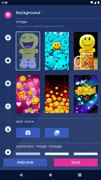 Cute Emoji Live Wallpaper Ảnh chụp màn hình 1