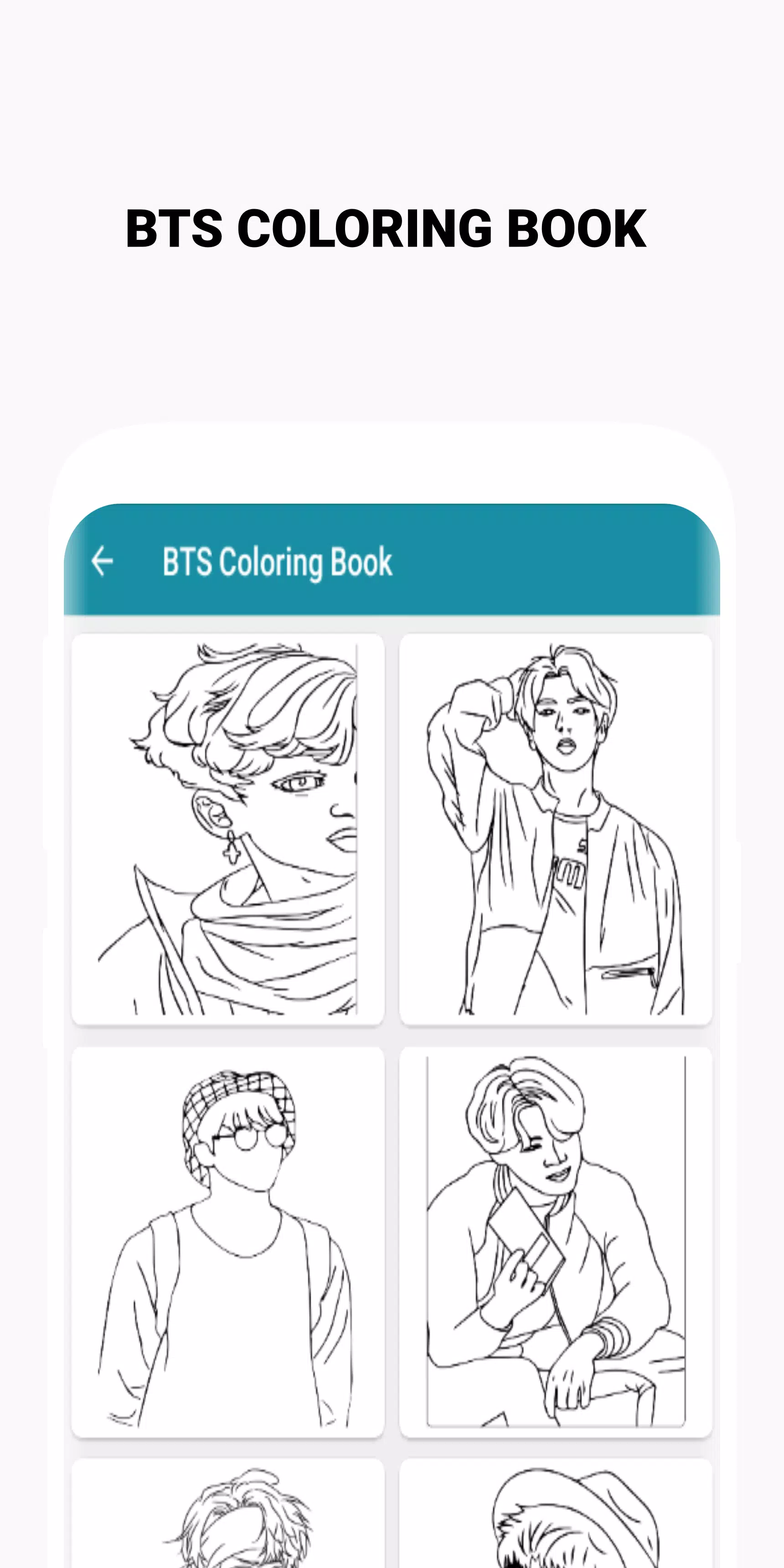 BTS Coloring Book Capture d'écran 2