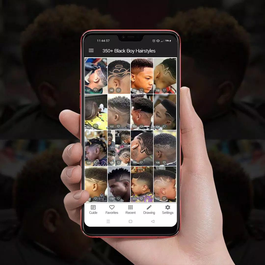 350+ Black Boy Hairstyles應用截圖第2張
