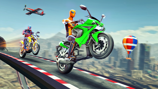 Super Hero Bike: Racing Game Capture d'écran 2