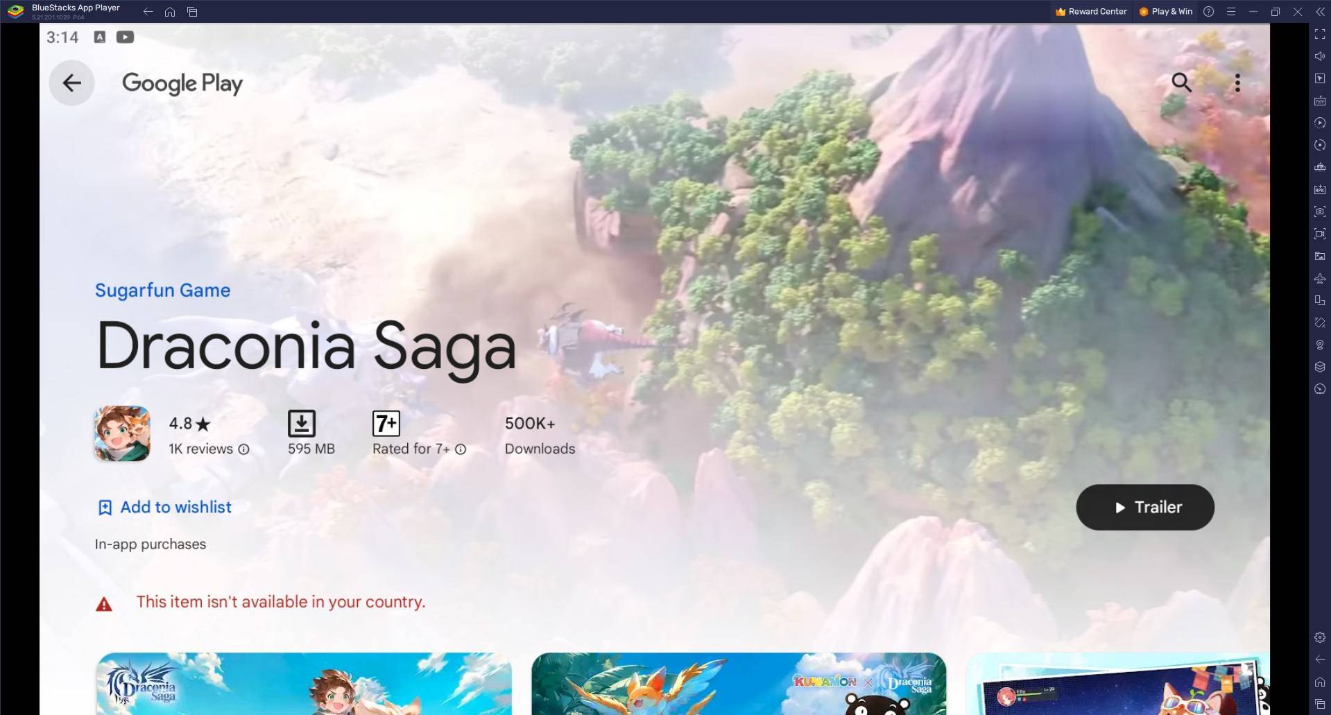 DRACONIA SAGA在PC上帶有Bluestacks