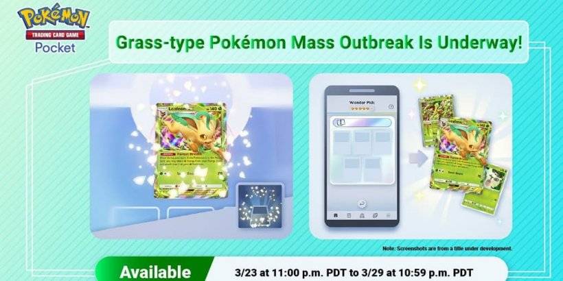 Grass-Type Mass Outbreak Hits Pokémon TCG Pocket