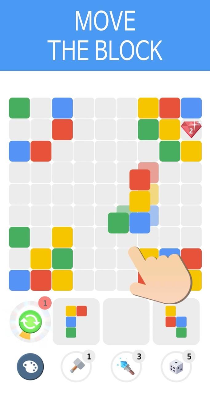 Mapdoku : Match Color Blocks Скриншот 4