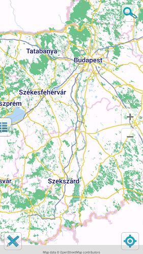 Map of Hungary offline স্ক্রিনশট 1