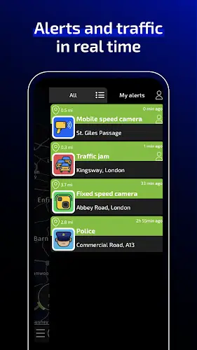Radarbot Speed Camera Detector Скриншот 4