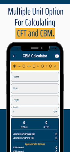 CBM Calculator Tangkapan skrin 3
