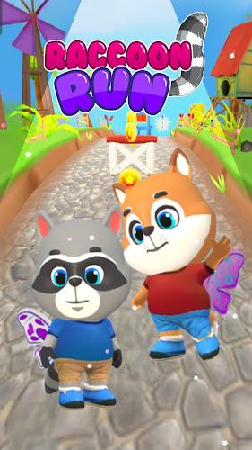 Raccoon Fun Run: 跑步 遊戲 2023應用截圖第2張