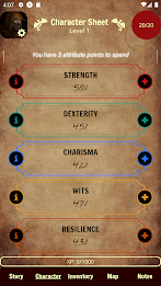 Forgotten: D&D style text RPG Скриншот 3