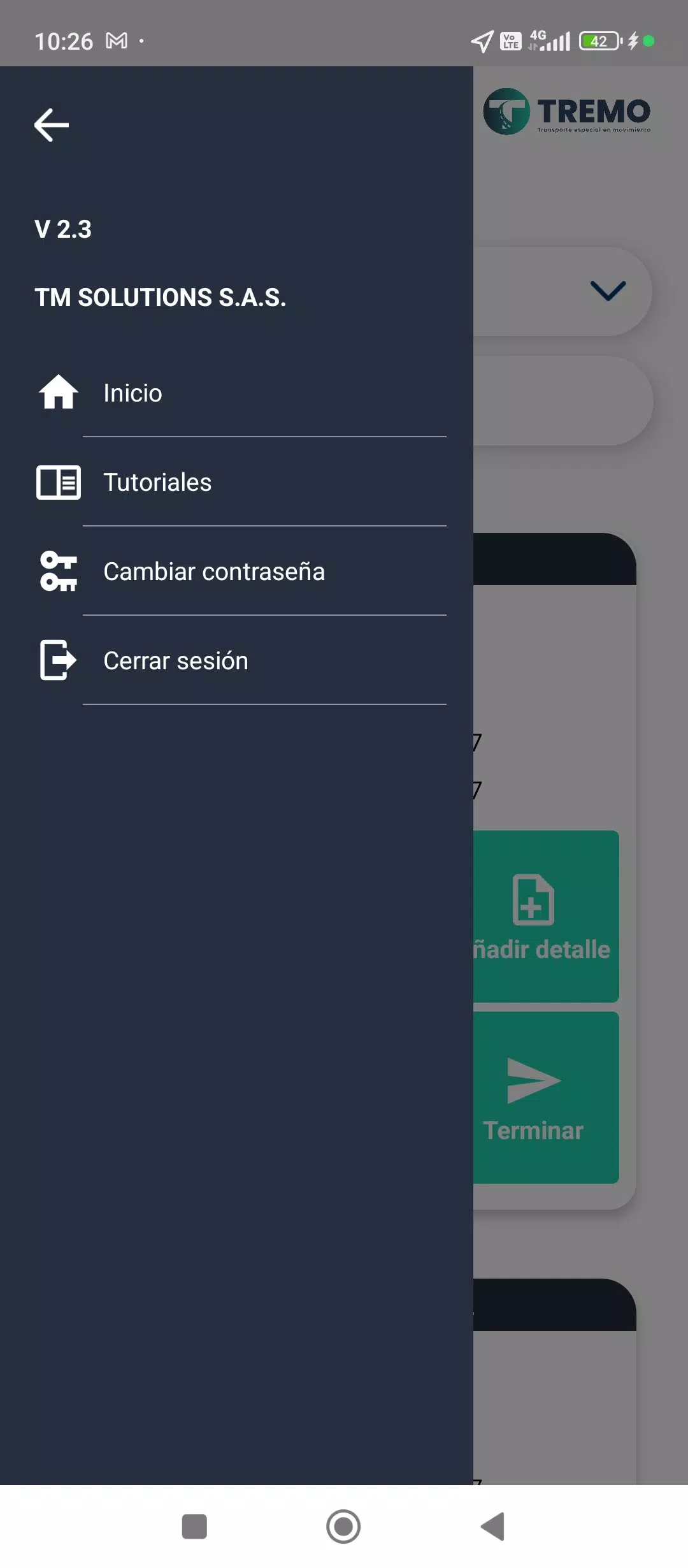 Tremo conductor 스크린샷 3