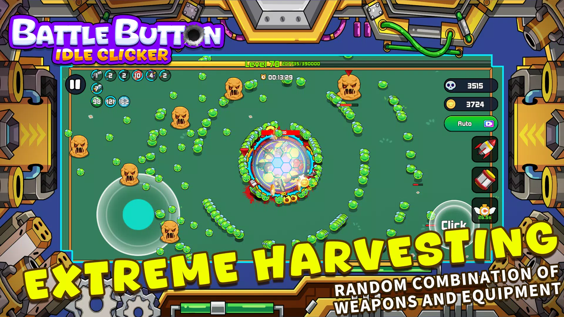 Battle Button - idle clicker Скриншот 2