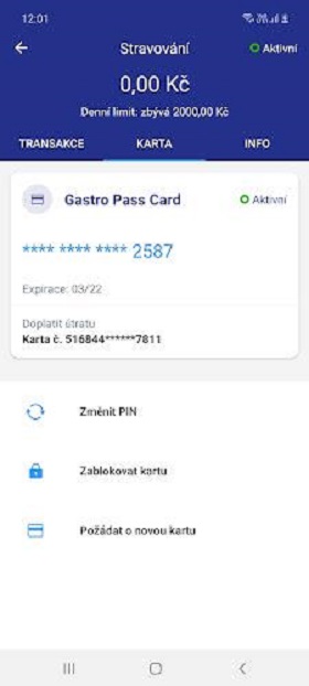 Sodexo Personal Account Schermafbeelding 2
