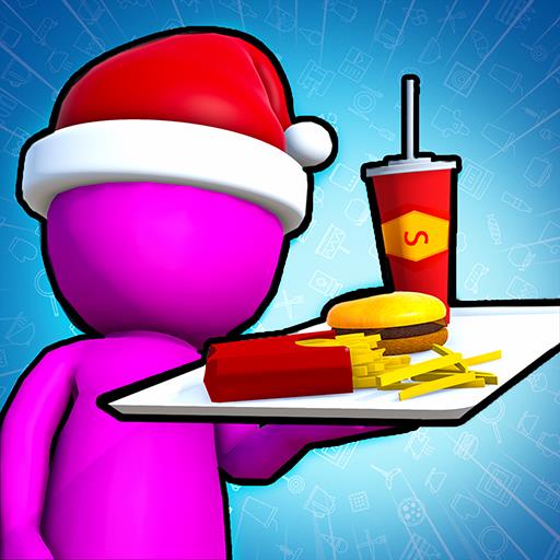 Idle Burger Shop: Cafe Tycoon Mod スクリーンショット 1