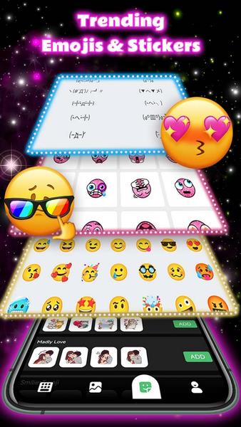 Teclado Neon Love Captura de tela 4