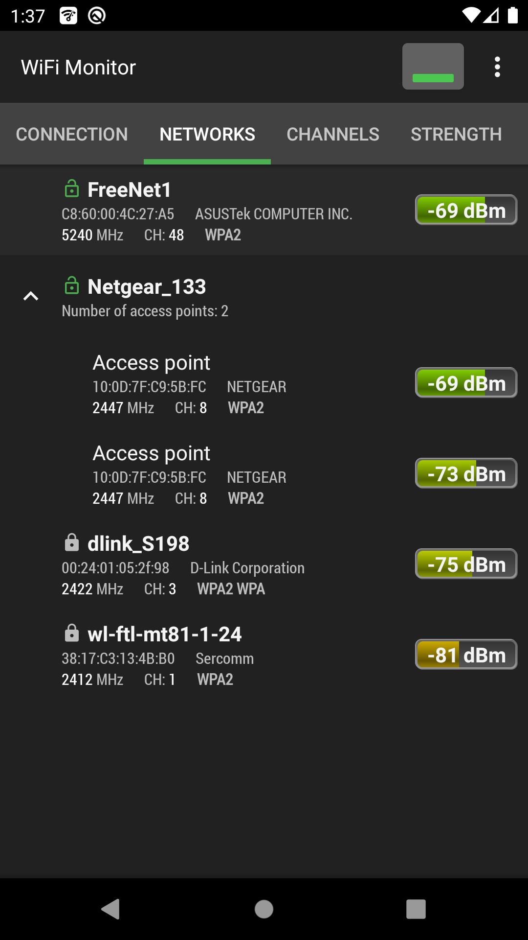 WiFi Monitor: network analyzer ဖန်သားပြင်ဓာတ်ပုံ 3