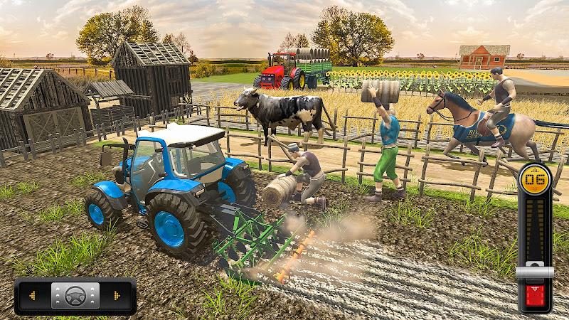 Farming Empire Harvester Game Скриншот 1