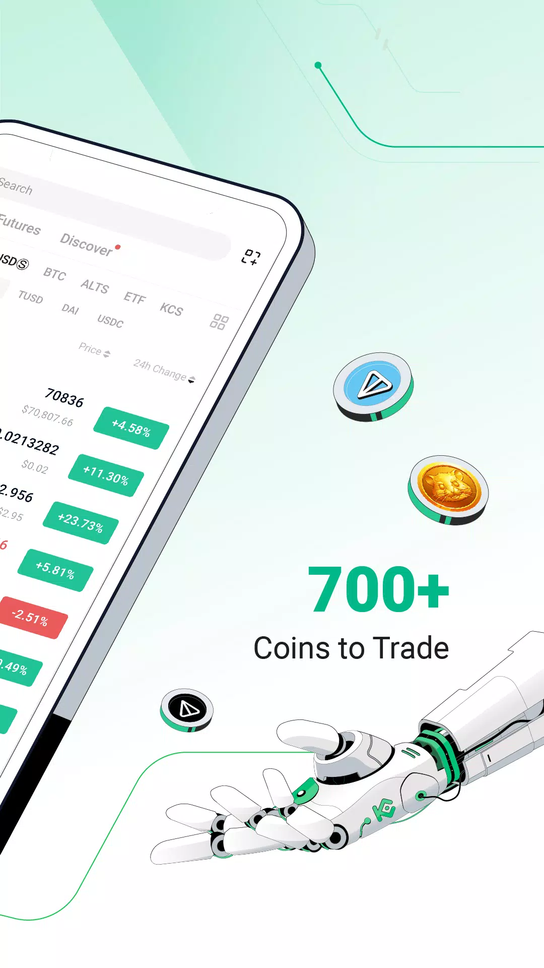 KuCoin-Compre Bitcoin e Cripto Captura de tela 2