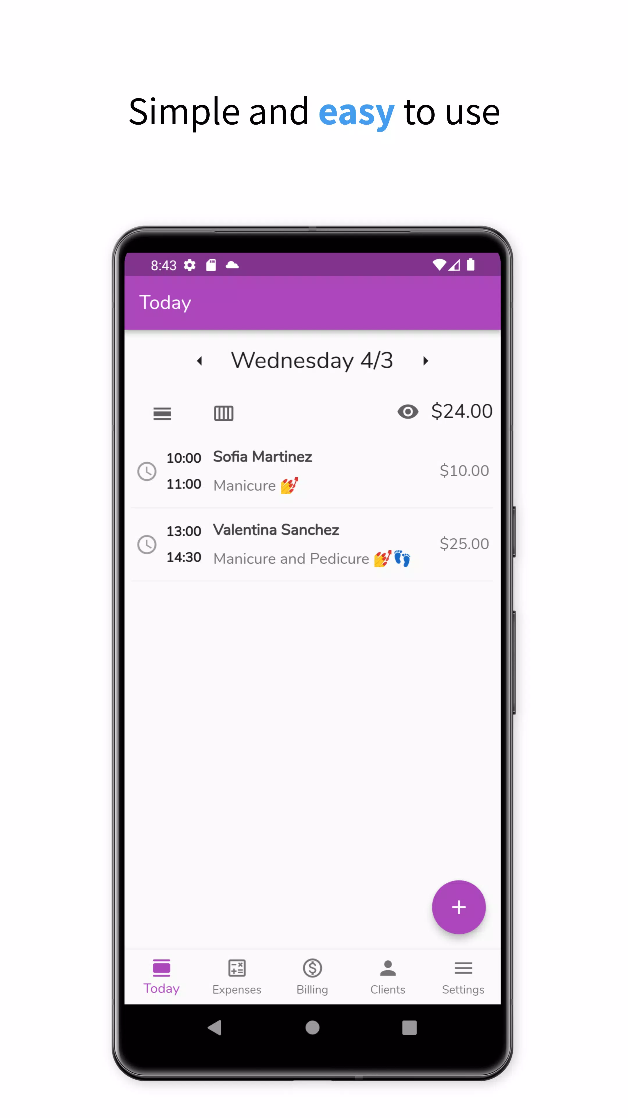 Manicure Calendar Скриншот 1