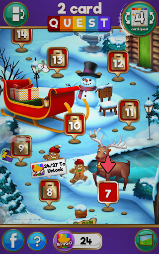 Bingo Quest Winter Garden - Christmas Adventure Скриншот 1