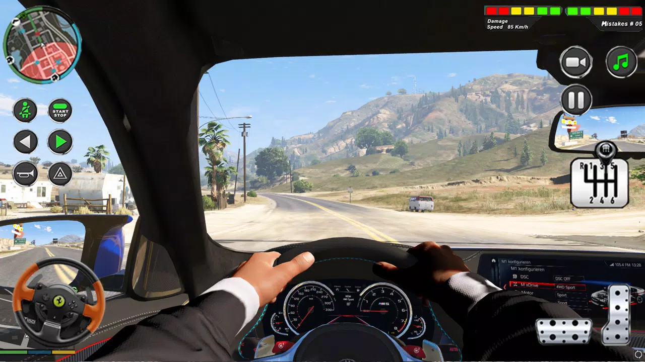Modern Car Advance Driving 3D Скриншот 3